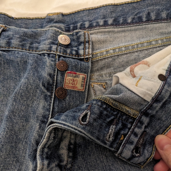 Polo Ralph Lauren Jeans Rockland. Button Fly 35x32 - Picture 2 of 5